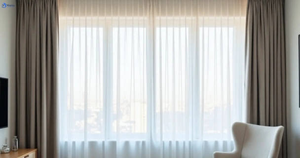Restored vibrant drapes in canadian-vic QLD after Matty Curtain Cleaning